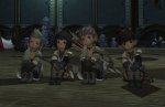 Lalafell rocking to Snow & Lightning